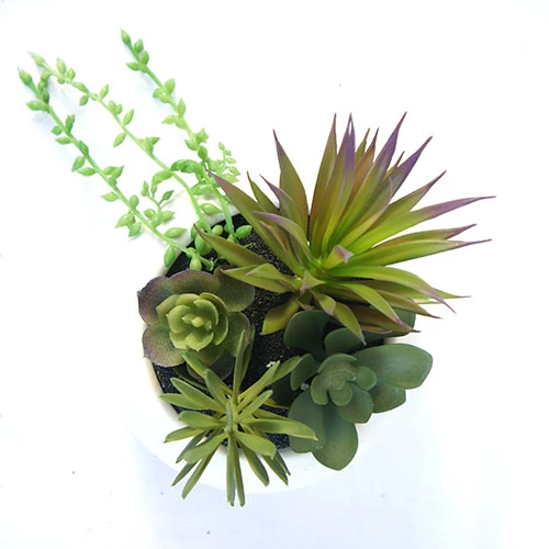 Manmade Mini Potted Succulent Plant, 15 CM